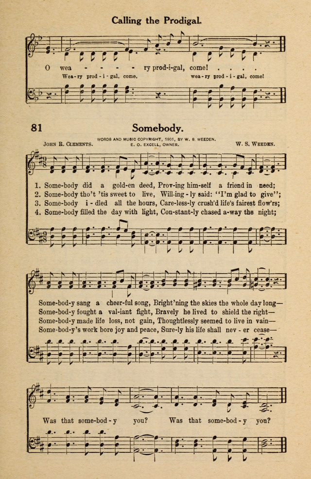 Famous Gospel Hymns page 81