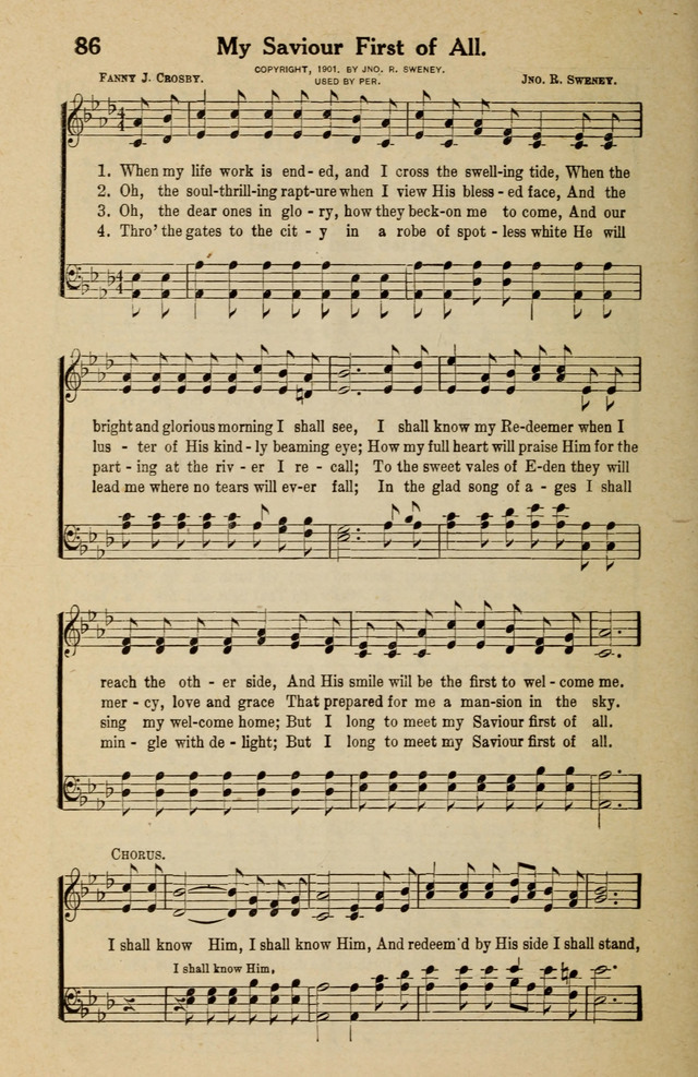 Famous Gospel Hymns page 86