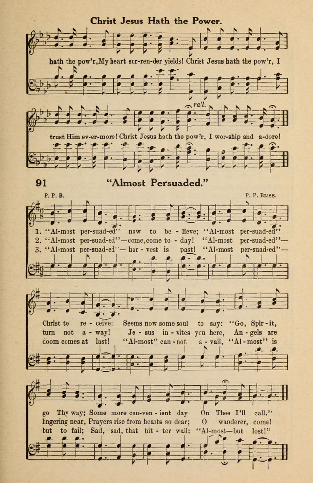 Famous Gospel Hymns page 91