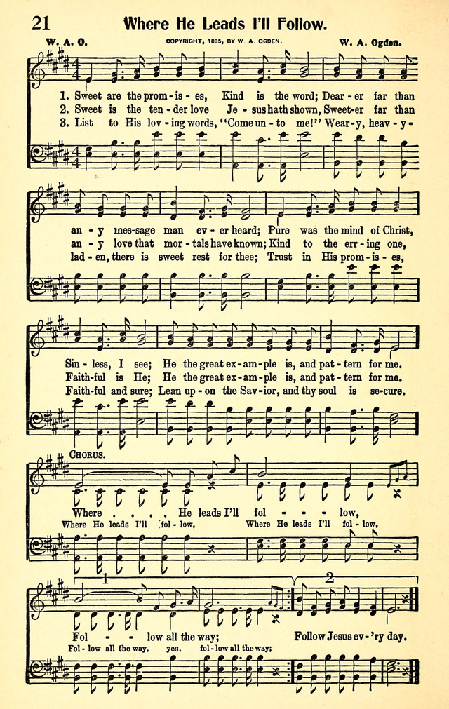 Favorite Gospel Songs page 22