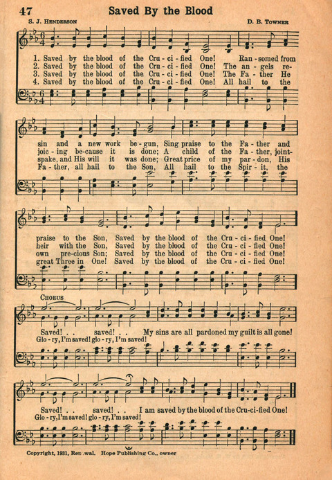 Favorite Hymns page 47