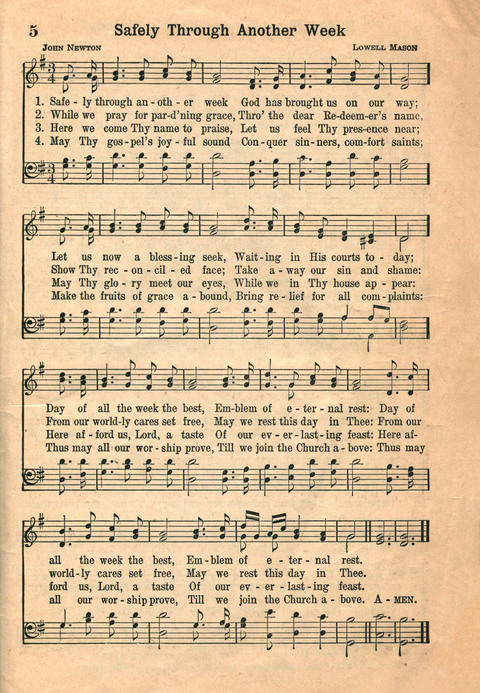 Favorite Hymns page 5