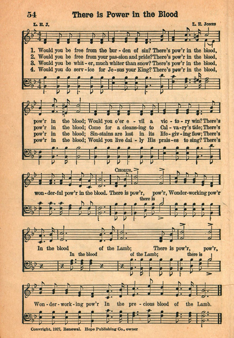 Favorite Hymns page 54