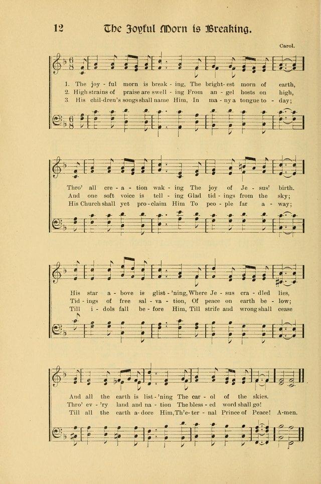 Forms and Hymns for Christmas: for the use of Sunday schools and chruches page 22