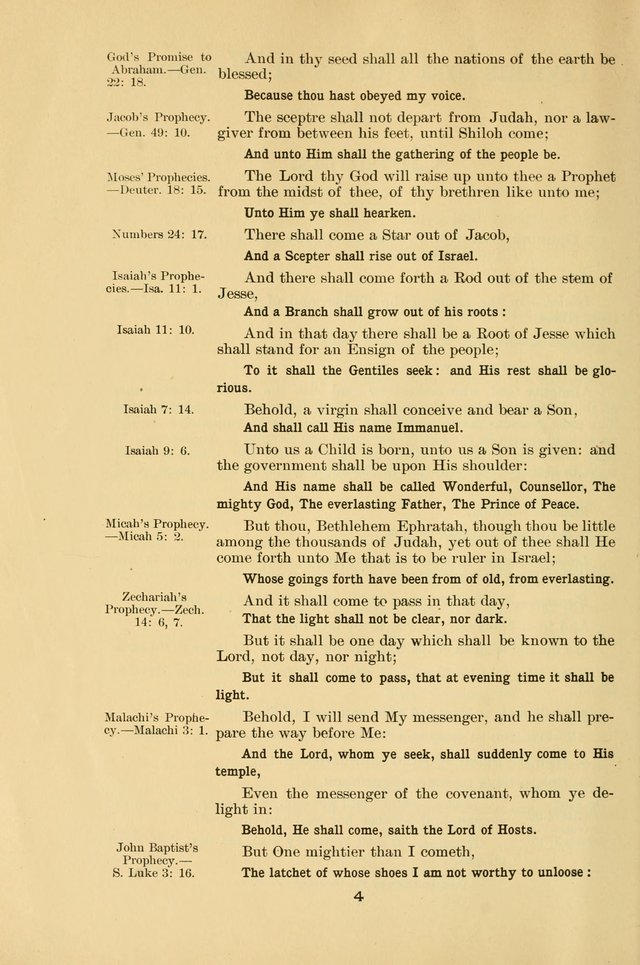 Forms and Hymns for Christmas: for the use of Sunday schools and chruches page 4