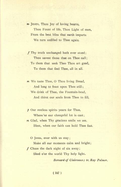 The Fellowship Hymn Book page 247