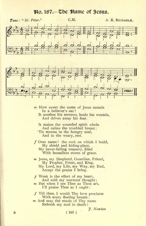 The Fellowship Hymn Book page 249