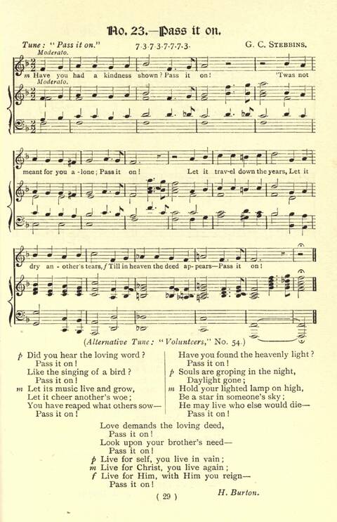 The Fellowship Hymn Book page 29