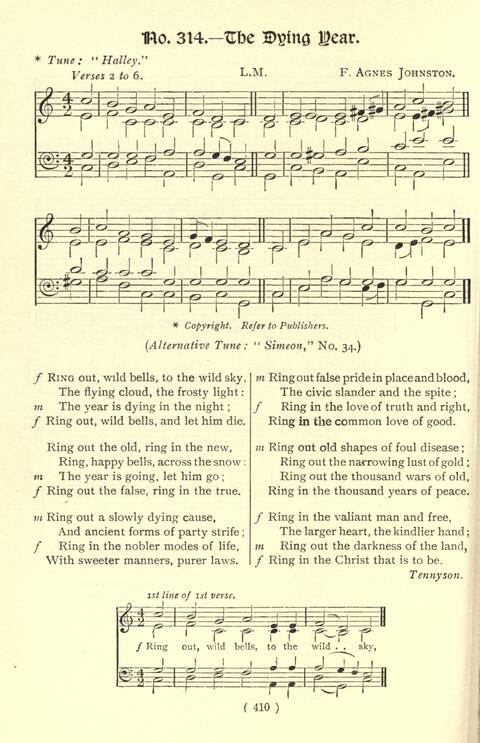 The Fellowship Hymn Book page 410