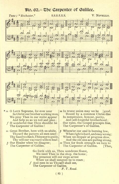 The Fellowship Hymn Book page 85