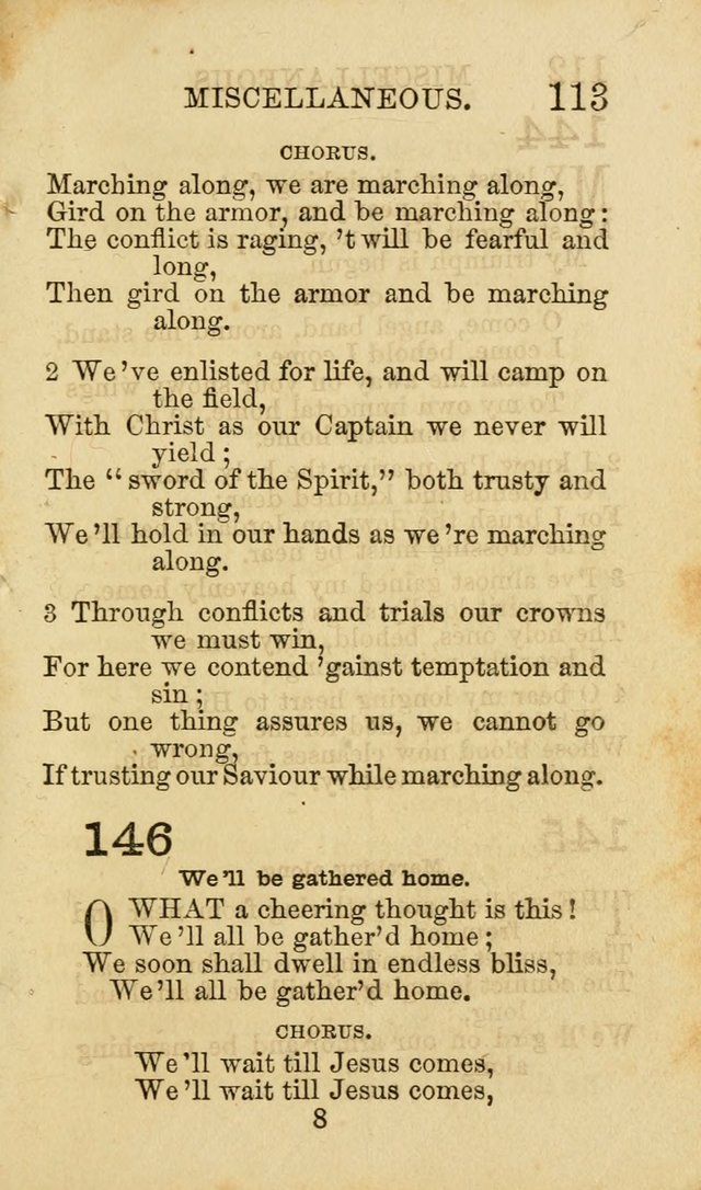 Familiar Hymns for Social Meetings page 118