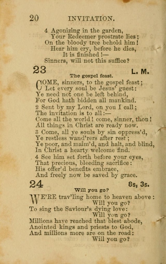 Familiar Hymns for Social Meetings page 25