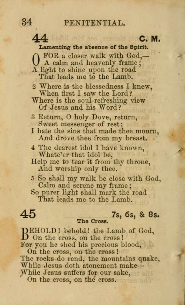 Familiar Hymns for Social Meetings page 39