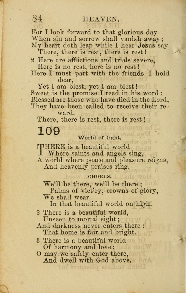 Familiar Hymns for Social Meetings page 89