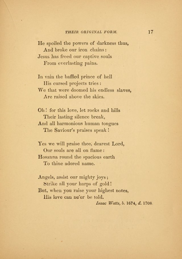 Favorite Hymns: in their original form page 17