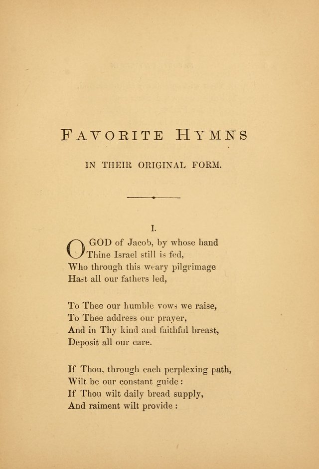 Favorite Hymns: in their original form page 5