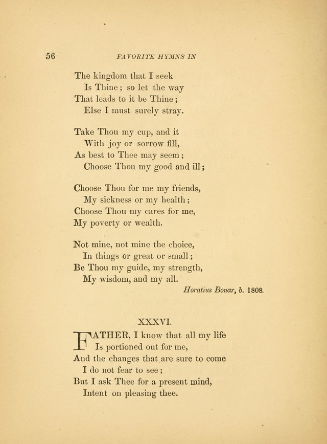 Favorite Hymns: in their original form page 56