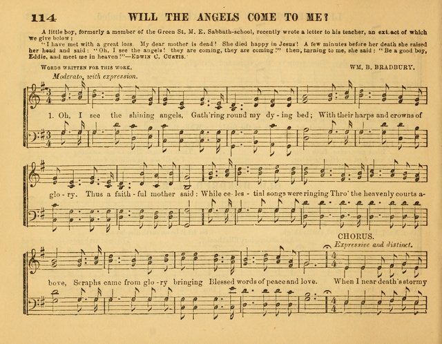 Fresh Laurels for the Sabbath School, A new and extensive collection of music and hymns. Prepared expressly for the Sabbath Schools, Etc. page 119