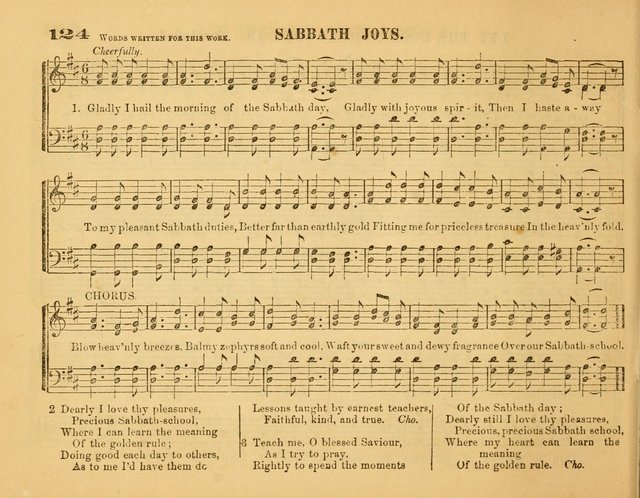 Fresh Laurels for the Sabbath School, A new and extensive collection of music and hymns. Prepared expressly for the Sabbath Schools, Etc. page 129