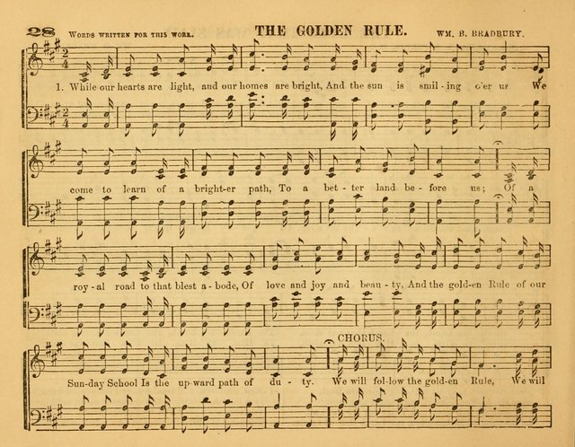 Fresh Laurels for the Sabbath School, A new and extensive collection of music and hymns. Prepared expressly for the Sabbath Schools, Etc. page 33