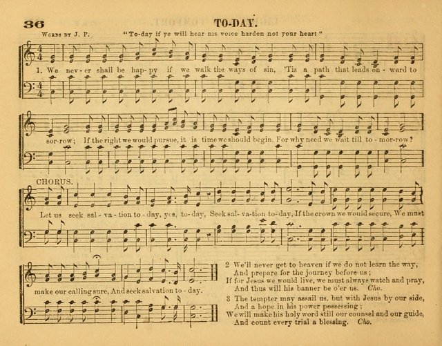 Fresh Laurels for the Sabbath School, A new and extensive collection of music and hymns. Prepared expressly for the Sabbath Schools, Etc. page 41