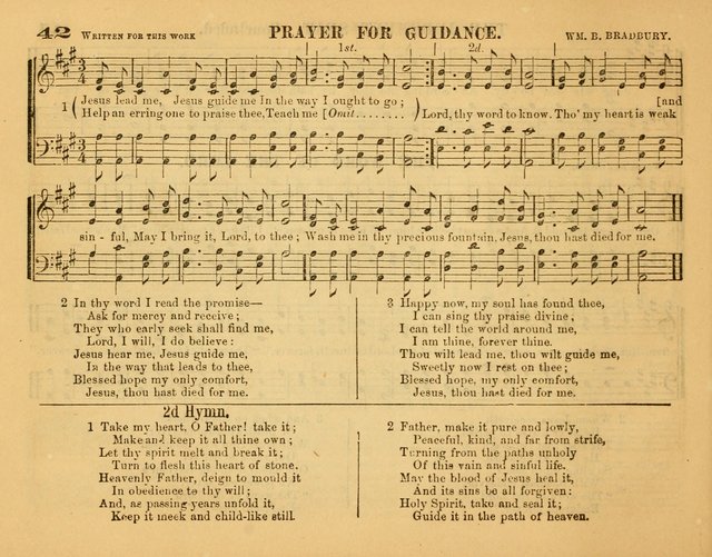 Fresh Laurels for the Sabbath School, A new and extensive collection of music and hymns. Prepared expressly for the Sabbath Schools, Etc. page 47