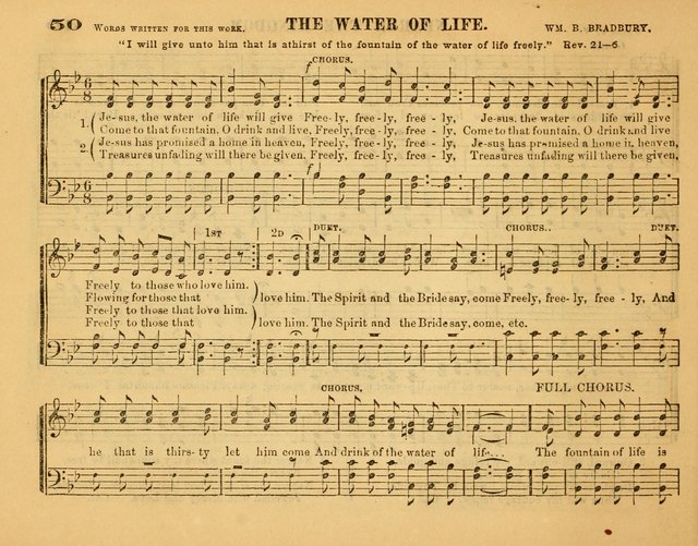 Fresh Laurels for the Sabbath School, A new and extensive collection of music and hymns. Prepared expressly for the Sabbath Schools, Etc. page 55