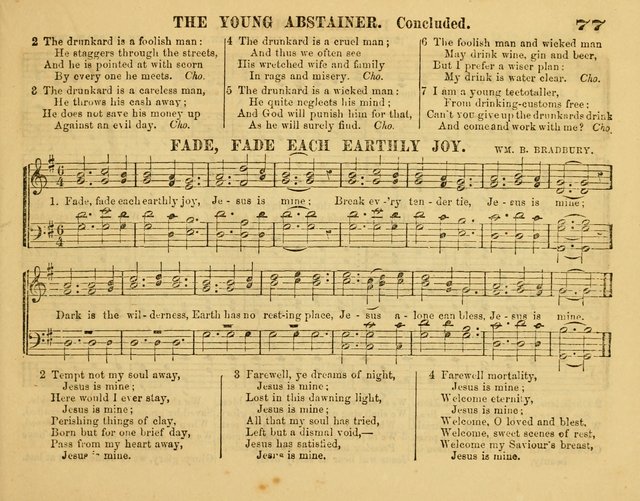 Fresh Laurels for the Sabbath School, A new and extensive collection of music and hymns. Prepared expressly for the Sabbath Schools, Etc. page 82