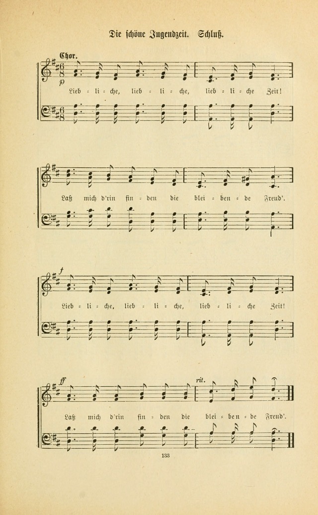 Frohe Lieder und Brüder-Harfe: eine Sammlung von Liedern für Sonntagschulen und Jugendvereine (Spezialle Aufl.) page 133