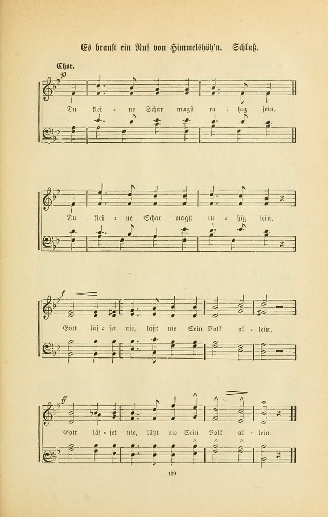 Frohe Lieder und Brüder-Harfe: eine Sammlung von Liedern für Sonntagschulen und Jugendvereine (Spezialle Aufl.) page 139