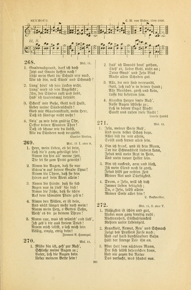 Frohe Lieder und Brüder-Harfe: eine Sammlung von Liedern für Sonntagschulen und Jugendvereine (Spezialle Aufl.) page 261