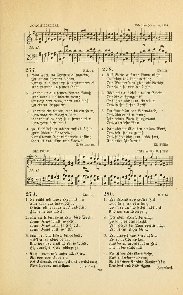 Frohe Lieder und Brüder-Harfe: eine Sammlung von Liedern für Sonntagschulen und Jugendvereine (Spezialle Aufl.) page 263