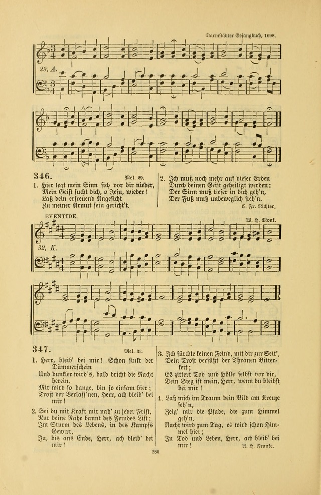 Frohe Lieder und Brüder-Harfe: eine Sammlung von Liedern für Sonntagschulen und Jugendvereine (Spezialle Aufl.) page 280