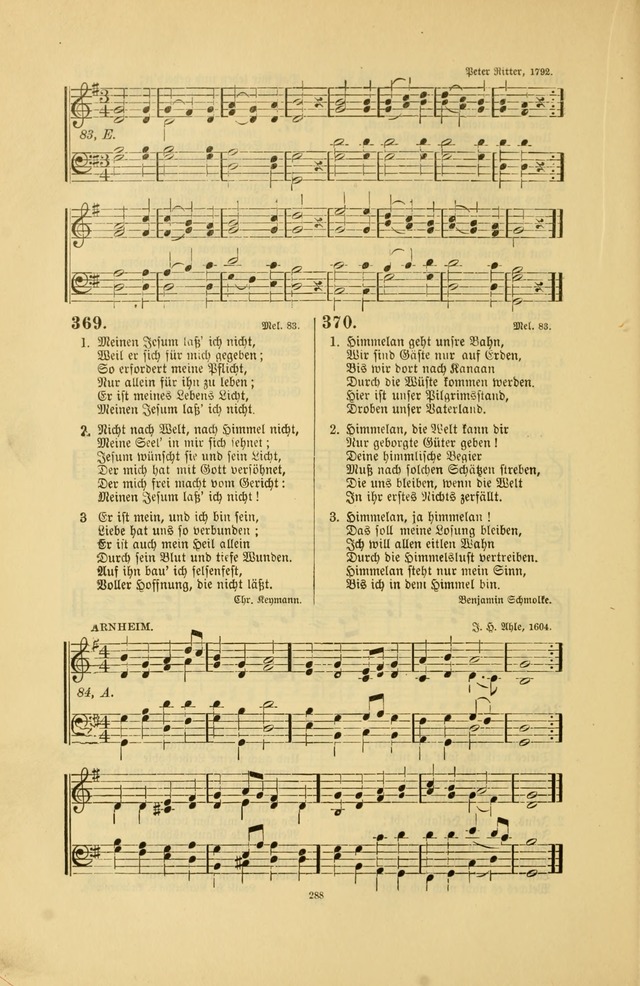 Frohe Lieder und Brüder-Harfe: eine Sammlung von Liedern für Sonntagschulen und Jugendvereine (Spezialle Aufl.) page 288