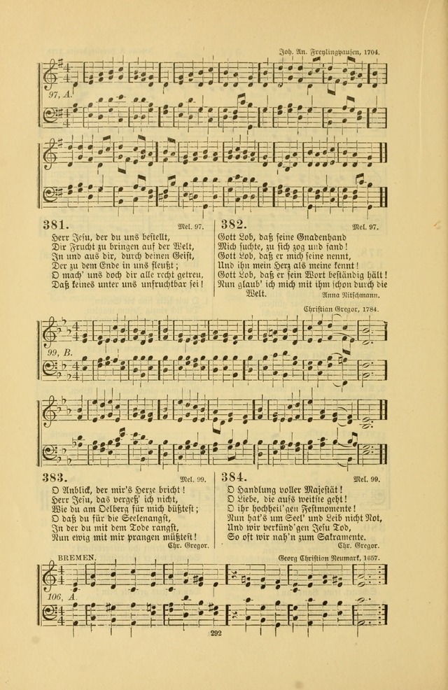 Frohe Lieder und Brüder-Harfe: eine Sammlung von Liedern für Sonntagschulen und Jugendvereine (Spezialle Aufl.) page 292