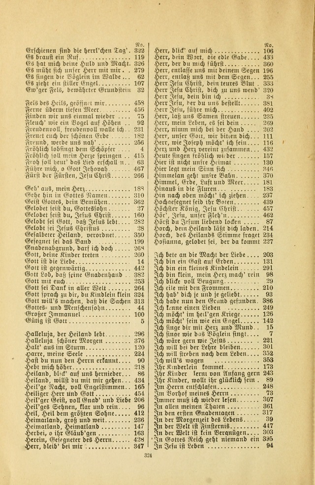 Frohe Lieder und Brüder-Harfe: eine Sammlung von Liedern für Sonntagschulen und Jugendvereine (Spezialle Aufl.) page 324