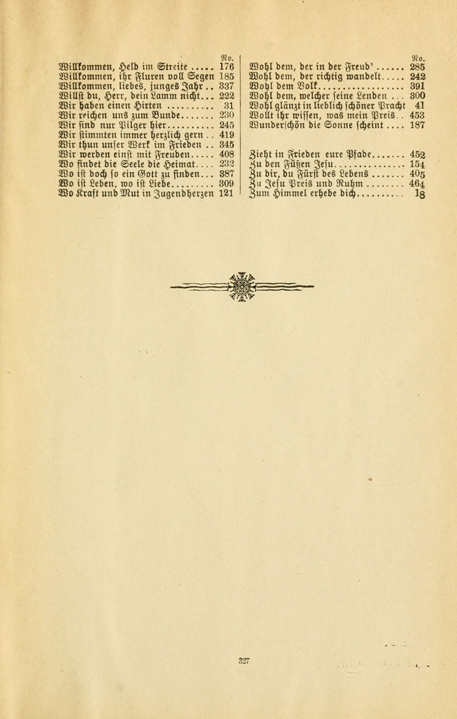 Frohe Lieder und Brüder-Harfe: eine Sammlung von Liedern für Sonntagschulen und Jugendvereine (Spezialle Aufl.) page 327