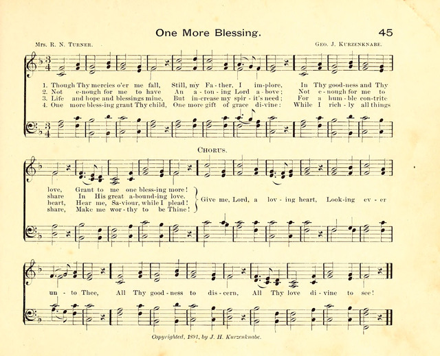 Fair as the Morning. Hymns and Tunes for Praise in the Sunday-School page 43