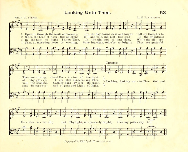 Fair as the Morning. Hymns and Tunes for Praise in the Sunday-School page 51