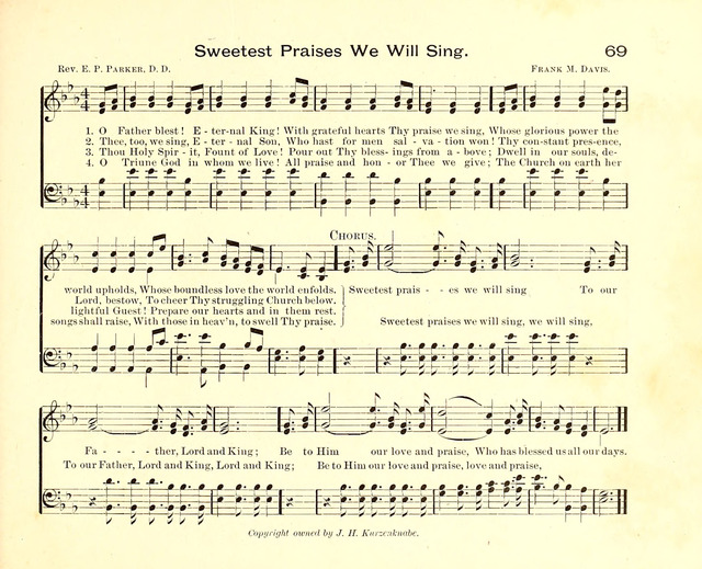 Fair as the Morning. Hymns and Tunes for Praise in the Sunday-School page 67