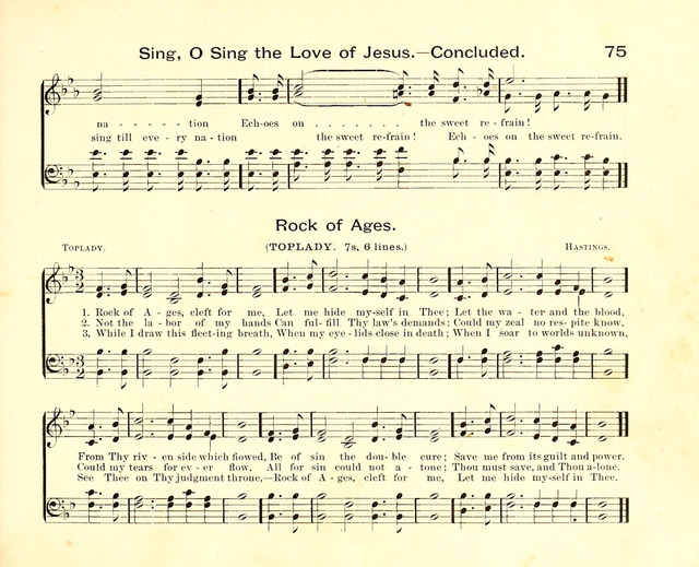 Fair as the Morning. Hymns and Tunes for Praise in the Sunday-School page 73