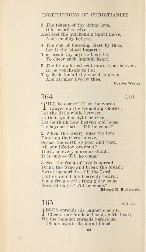 Free Methodist Hymnal page 100