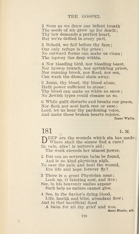 Free Methodist Hymnal page 110