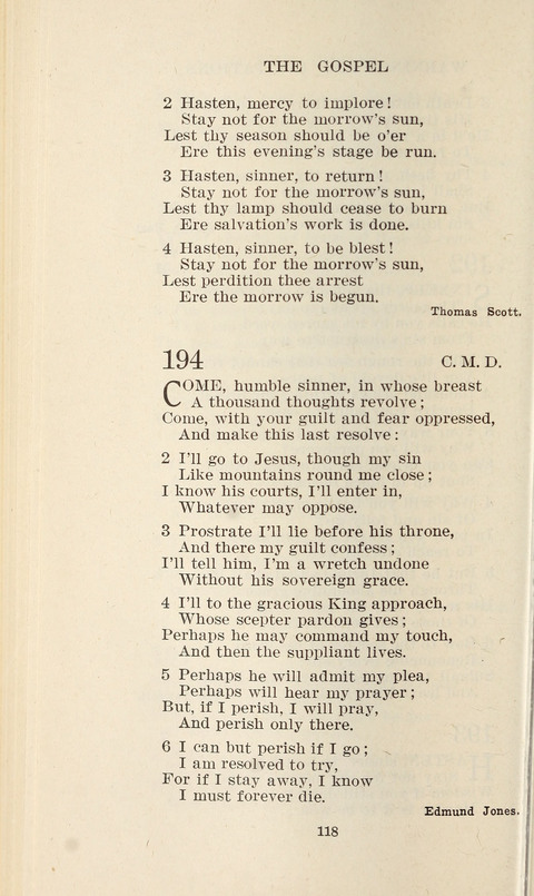 Free Methodist Hymnal page 118