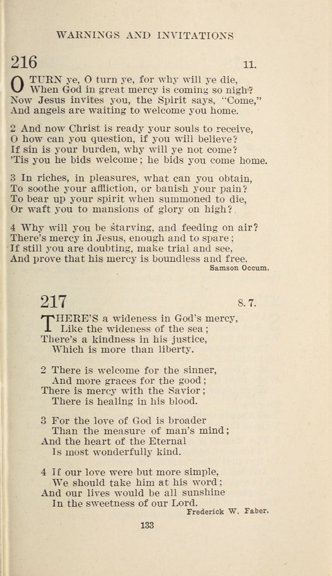 Free Methodist Hymnal page 135