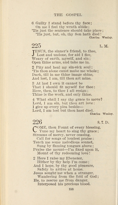 Free Methodist Hymnal page 140