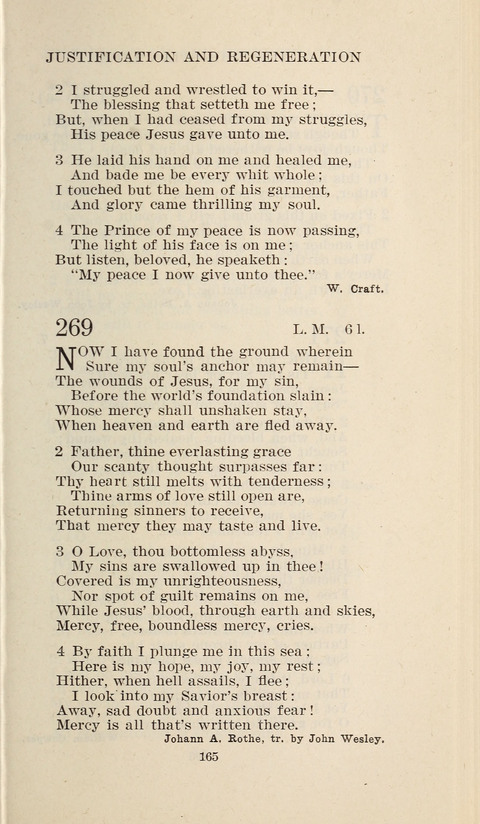 Free Methodist Hymnal page 167