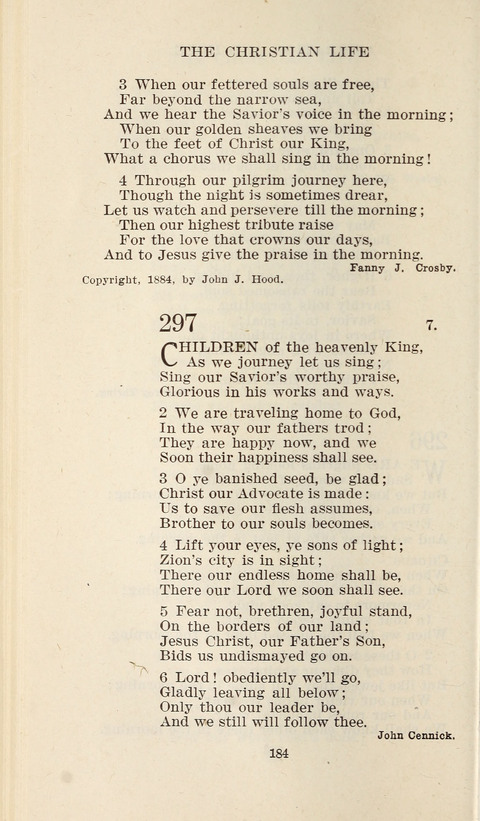 Free Methodist Hymnal page 186