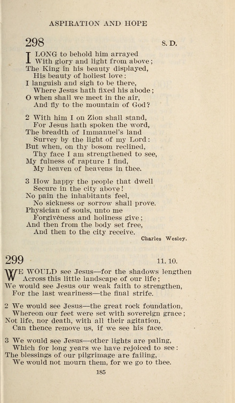 Free Methodist Hymnal page 187