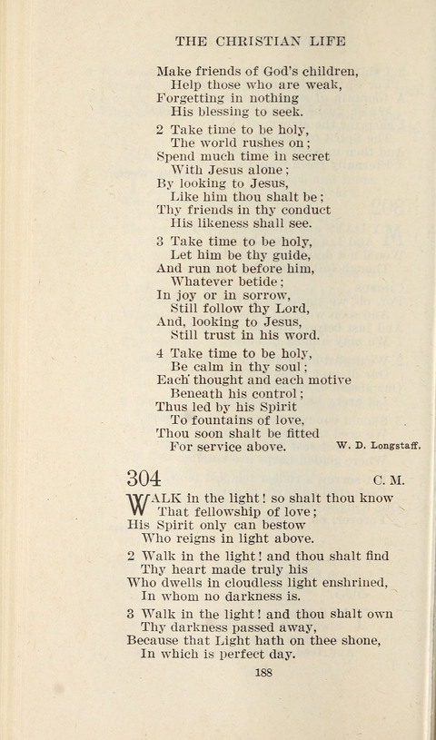 Free Methodist Hymnal page 190